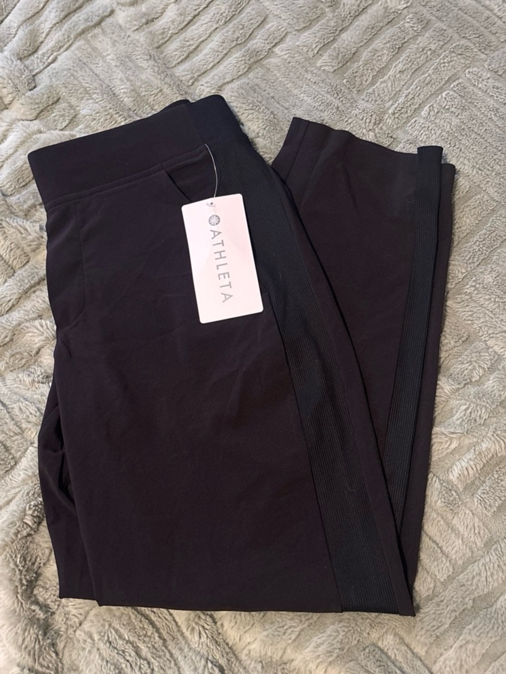 Athleta Black Brooklyn Pant with Side Panel